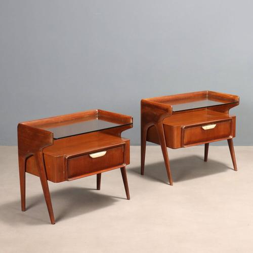 Bedside Tables, 1950s-1960s, Set of 2 For Sale - Image 12 of 12