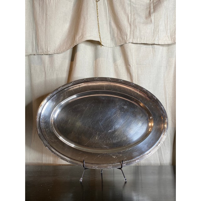Extra Large Christofle Silver Platter Tray Chairish