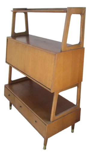 Saginaw Furniture Room Divider Secretary Desk Shelf Unit Zipperman Furniture