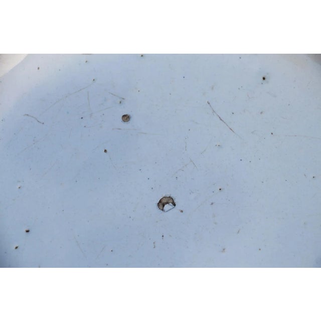 French 18th Century French Plate, Faience, Glazed Earthenware For Sale - Image 3 of 8