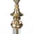 Art Deco Fluted Glass & Brass Floor Lamp For Sale - Image 13 of 14