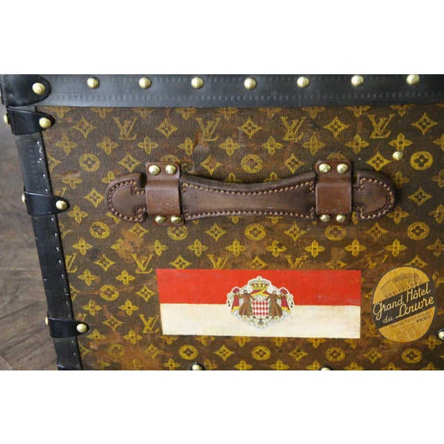 Metal Monogrammed Trunk by Louis Vuitton For Sale - Image 7 of 18