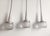 Set of three P1116 pendant lights by Staff Leuchten, a space-age style piece dating from around 1970. Each pendant...