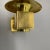 Metal Minimalist Brass Theatre Wall Light Sconce in the style of Gio Ponti and Stilnovo, Italy, 1950s For Sale - Image 7 of 18
