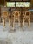 Boho Chic Late 20th Century Coastal Rattan With Rattan Weave Seats Barstools-Set of Three For Sale - Image 3 of 10