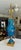 Seguso Large Murano Blue Seguso Table Lamp for Marbro For Sale - Image 4 of 16