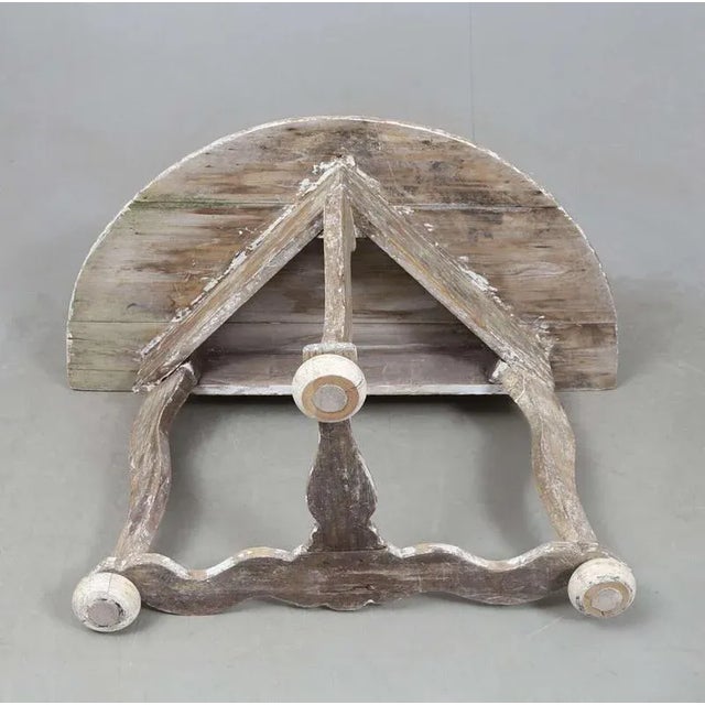 Swedish Baroque Oak Console Table For Sale - Image 5 of 17