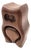 1970s Fred & Marilyn Buss Handcrafted Redwood Owl Figurine Stash Box For Sale