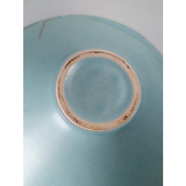 21st Century Contemporary Colorful Ceramic Pottery Centerpiece Bowl Attributed to Lasser For Sale - Image 12 of 12