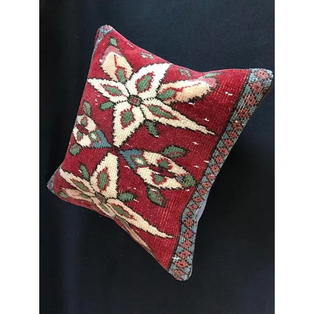 Colorful Turkish Wool Bohemian Pillow Cover For Sale - Image 6 of 11