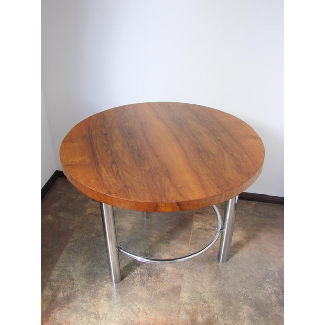 Wood Bauhaus Coffee Table by Robert Slezák, 1930s For Sale - Image 7 of 16