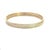 Contemporary Diamond Gold Bangles Set of 3 18k Yellow 8"Bracelets For Sale - Image 3 of 6
