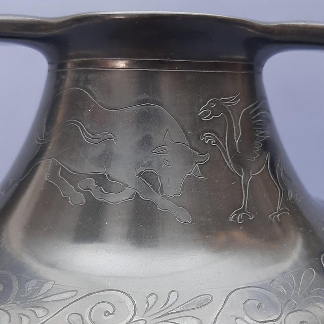 Bucchero Vase by Gio Ponti for C. A. Rossi Gubbio, 1940s For Sale - Image 9 of 18