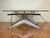 Wood Vintage Glass Birch and Aluminum Rectangular Coffee Table For Sale - Image 7 of 12