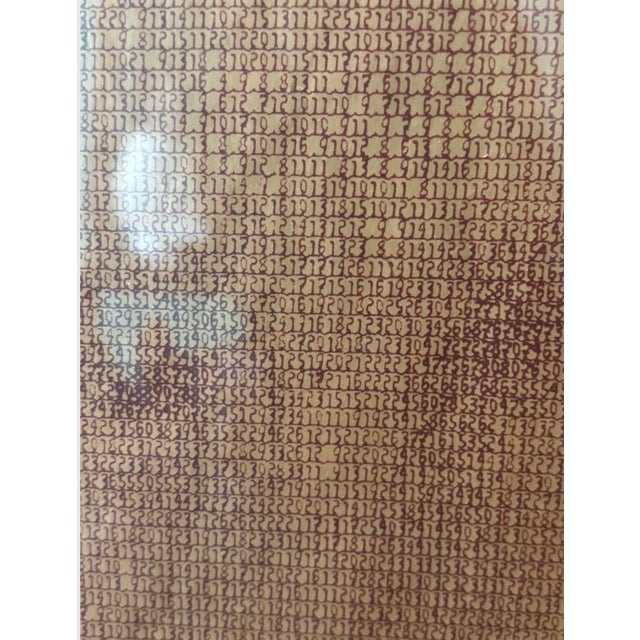 Rare! Mona Lisa Displayed in Computer Histoty Museum, and Museum of Digital Art. Mona by the Numbers by H.Philip Peterson, October 24, 1965 For Sale In Washington DC - Image 6 of 9