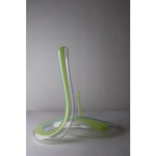 Green Crystal Yello Mamba Wine Decanter from Riedel For Sale - Image 6 of 9