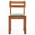French Six French Solid Oak Dining Chairs Attributed to Charles Dudouyt, C. 1945 For Sale - Image 3 of 5
