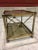 Mid-Century Modern Aged Brass End Table From Mastercraft For Sale - Image 3 of 13