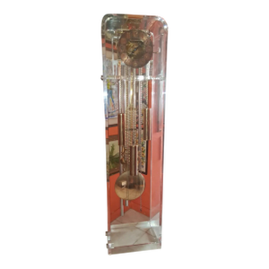 1960's Monumental Mid Century Modern Lucite Grandfather Clock