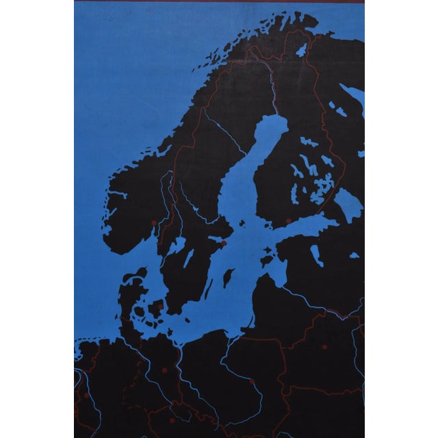 Vintage School Chart of Europe, 1973 For Sale - Image 4 of 8
