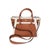 Contemporary Caramel Calfskin and Shearling On My Side PM For Sale - Image 3 of 8