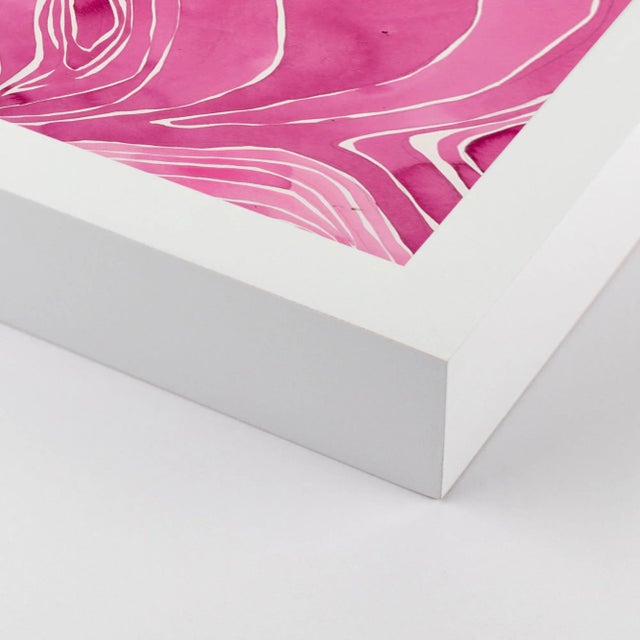 DESCRIPTION: Tides by Kate Roebuck in White Framed Paper, Small Art Print SPECIFICATIONS: Type: Framed Paper. Framed Size...