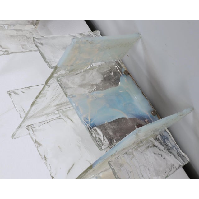 Murano Glass Sconces from Mazzega, 1960s, Set of 2 For Sale - Image 10 of 14