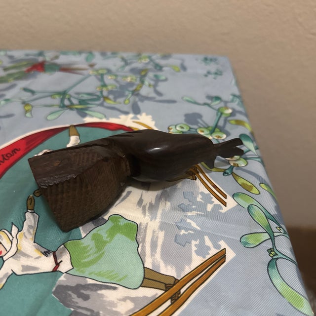 Bring a touch of organic warmth to your decor with this beautiful Vintage Ironwood Quail Figurine. Handcrafted from heavy,...