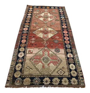 Antique Caucasian Handknotted Rug