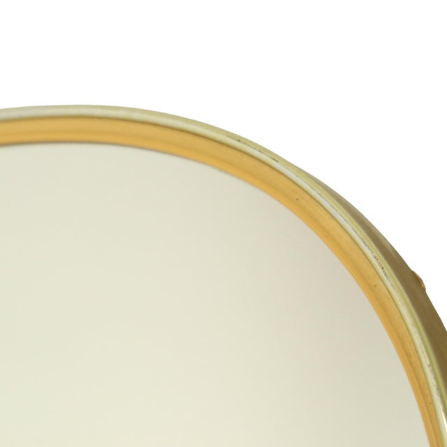 Vintage Rockabilly Freeform Mirror in Gold, 1950s For Sale - Image 11 of 13
