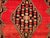 Vintage Persian Mazgalan Area Rug, Hand-Knotted Wool, Geometric Pattern, 5x7, Red & Navy For Sale - Image 18 of 18