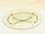 70's Vintage Midcentury LaBarge Style Brass & Beveled Glass Oval Coffee Table, in very good condition.Base is brass plated