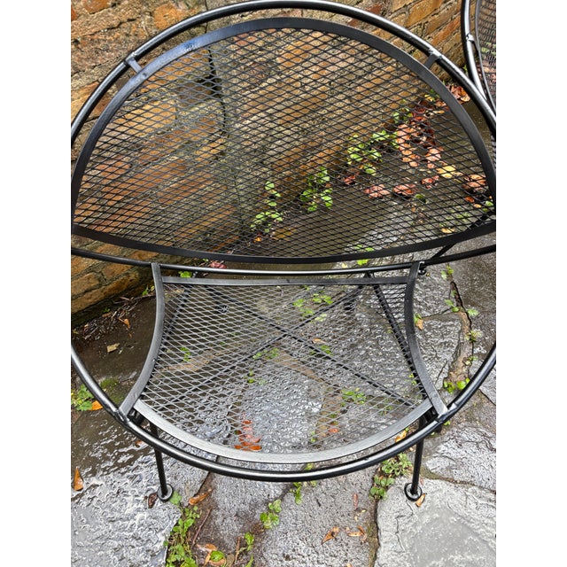 Maurizio Tempestini Mid 20th Century Attributed to Tempestini Restored Oversized Radar Chairs - A Pair For Sale - Image 4 of 9