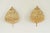 1980s Vintage French Hand-Painted Gold Leaf Tôle Wall Sconces, 1970s, Set of 2 For Sale - Image 5 of 16
