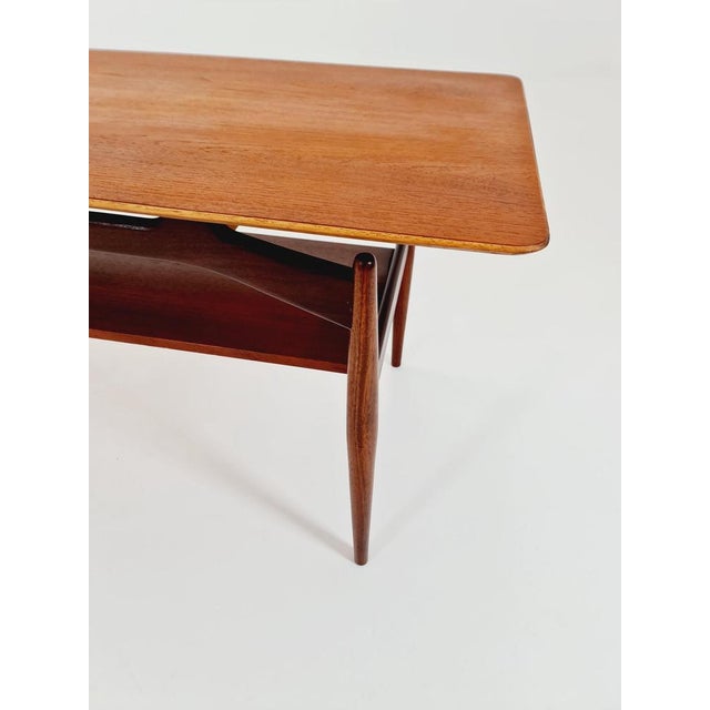 Brown Danish Teak Coffee Table, 1960s For Sale - Image 8 of 17