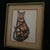 Abstract Signed Watercolor and Ink Drawing of a Cat by Maria Von Kohler. For Sale - Image 3 of 12