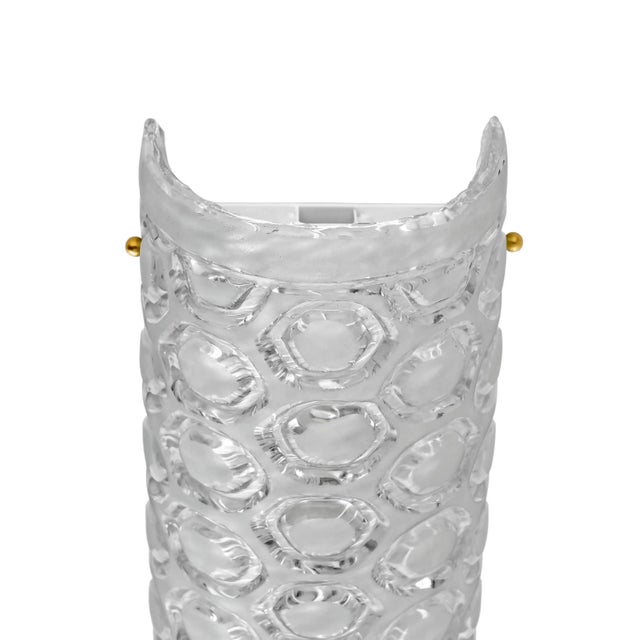 Modern Italian Murano Glass Textured Wall Sconces, 2000, Set of 2 For Sale - Image 6 of 9