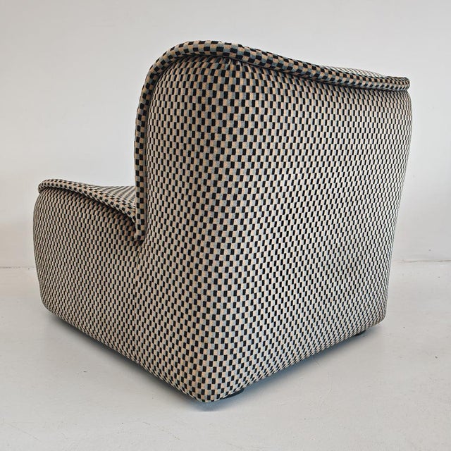 Calida Modular Sofa in Optical Velvet by Giudici for Coima, 1970s, Set of 5 For Sale - Image 4 of 18