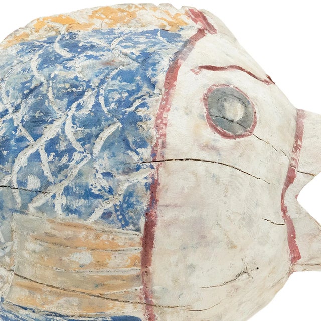 Chinese Polychrome Harmony Fish, c. 1900 For Sale - Image 4 of 4