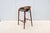 2020s Italian Modernist Jean Philippe Nuel for Saintluc & Amura Hamac Walnut Barstool For Sale - Image 5 of 12