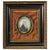 Glass Wooden-Framed Painting of an English Gentleman, 18th Century For Sale - Image 7 of 7