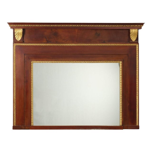 Empire Fireplace in Walnut For Sale