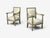 Gustavian, Lounge Chairs, Grey Paint Decorated, Fabric, Sweden, 19th C. For Sale - Image 4 of 13