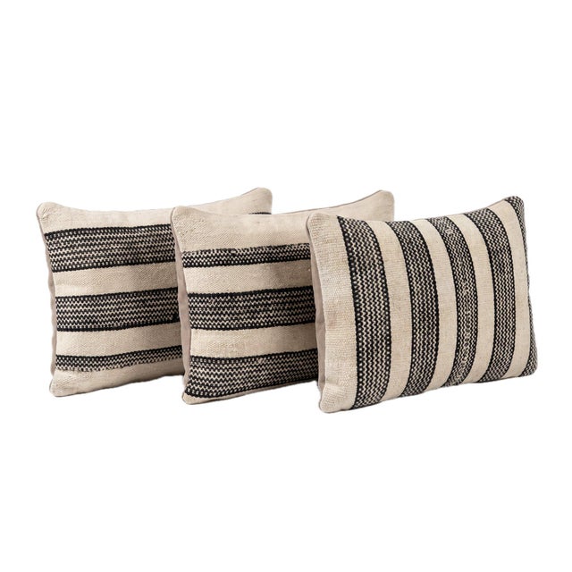 This beautiful 16'' x 24'' pillow cover set was made from authentic Turkish Kilim pieces. Bright colors of wool adorn the...
