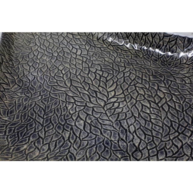 Vintage Brutalist Star-Shaped Cast Aluminum Large Decorative Bowl For Sale - Image 4 of 8