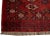 Antique Turkaman Handmade Red Tribal Wool Rug For Sale - Image 4 of 9
