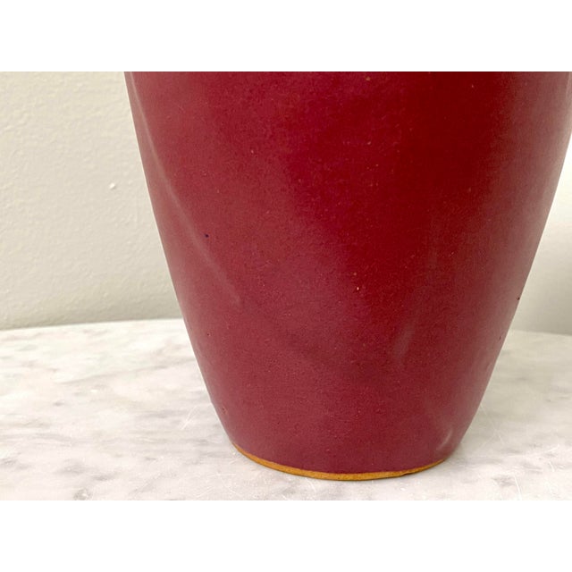 1920s Zanesville Pottery Made for Old Pot Shop Norwalk Tobacco Leaf