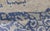 Turkish Oushak Gallery Rug in Blue and Cream With Geometric Design 4'6 X 12'6 For Sale - Image 11 of 12