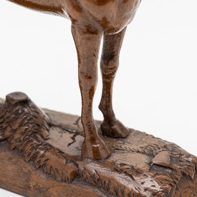 Wood English Victorian Carved Walnut Horse, 1900s For Sale - Image 7 of 13