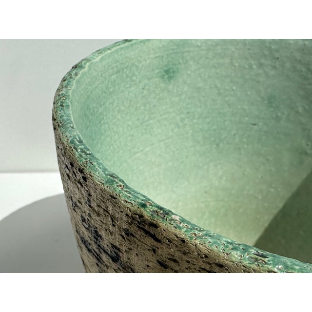Mid-Century Modern Mid-Century Brutalist Studio Ceramic Planter from the Birch Bark Series Berkenbast by Pieter Groeneveldt, Netherlands, 1960s For Sale - Image 3 of 15